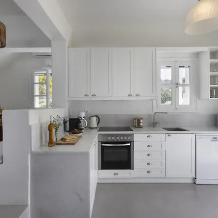 Alkyoni - Beautiful 8-person Family With Great Views Villa Naousa (Paros)