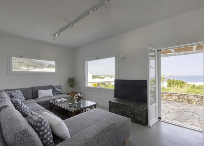 Alkyoni - Beautiful 8-person Family With Great Views Villa Naousa